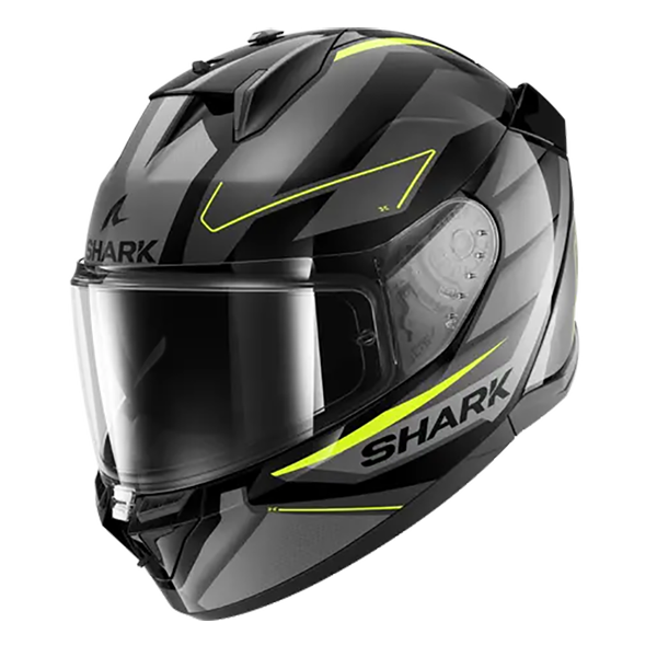 Шлем SHARK D-SKWAL 3 SIZLER black/grey/yellow