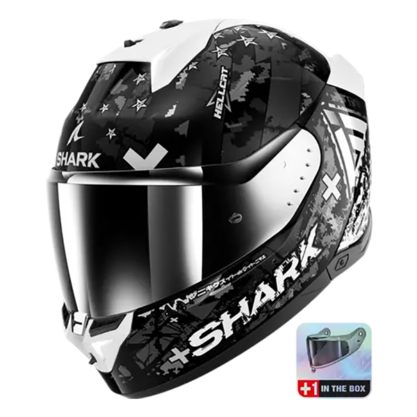 Шлем SHARK SKWAL i3 HELLCAT black/grey/white